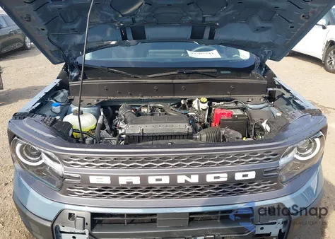 2025 Ford Bronco Sport Big Bend from USA, damaged, VIN 3FMCR9BN6SRF04650